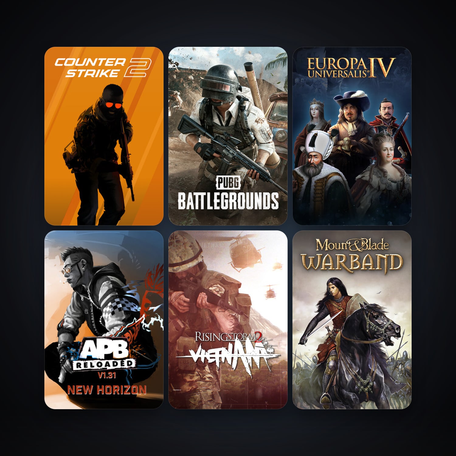 CS2 Prime + Mount & Blade: Warband, 41 games, Steam 13, clean — HabibiAccounts