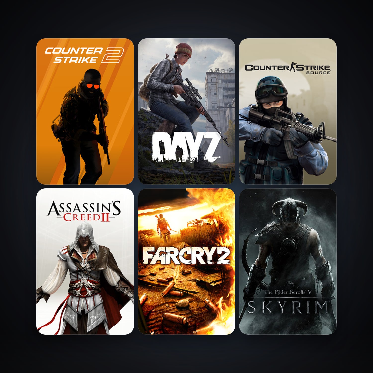 Counter-Strike: Source + CS2 Prime, 61 games, Steam 10, clean — HabibiAccounts