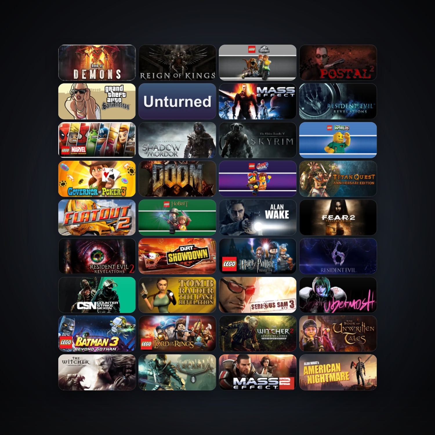 Steam 236 games, Steam 11, clean — HabibiAccounts