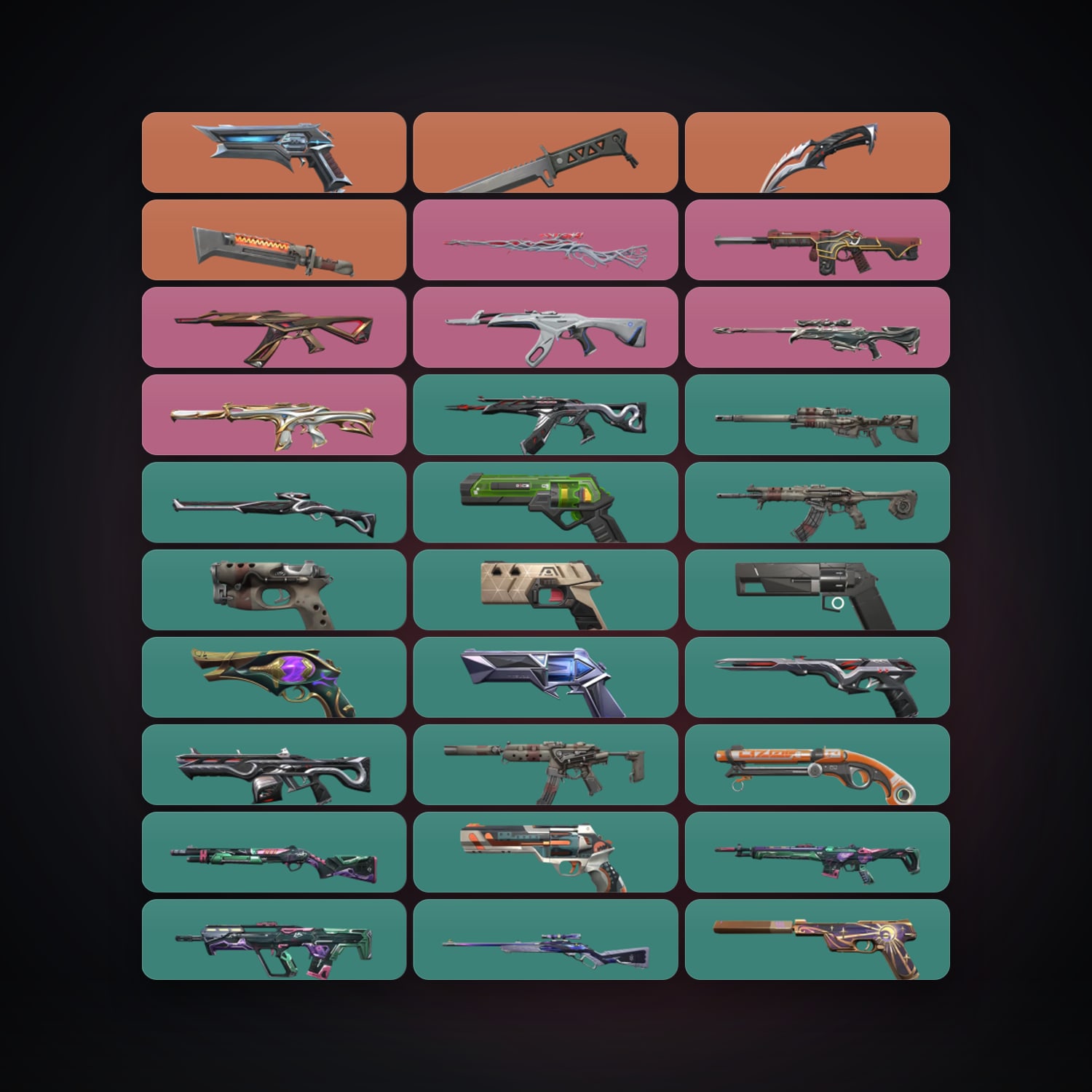 AP Plat 1 locker — 3 knives, 50 skins, lvl 288 — HabibiAccounts
