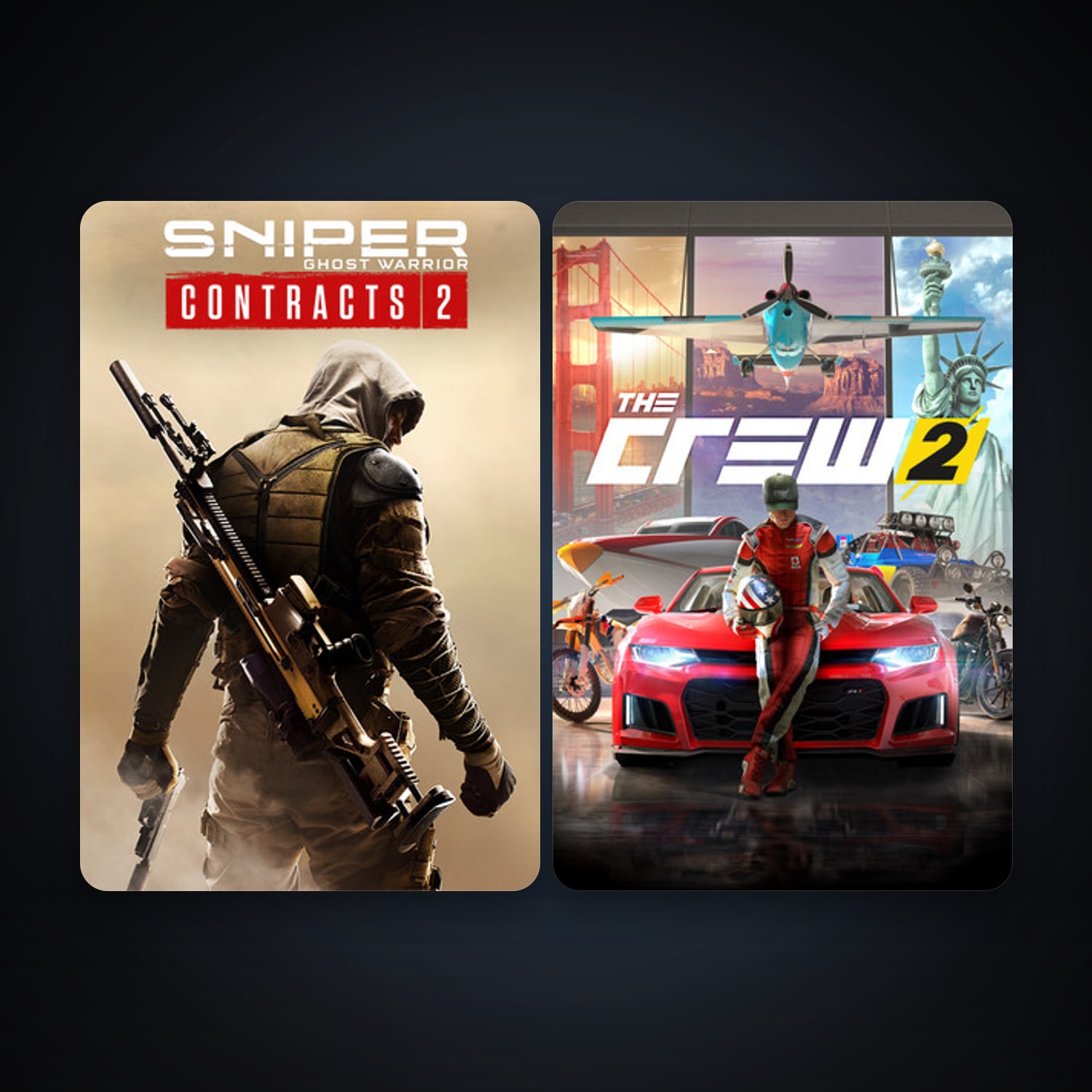 Free CS2 (No Prime) + The Crew 2, 6 games, clean — HabibiAccounts