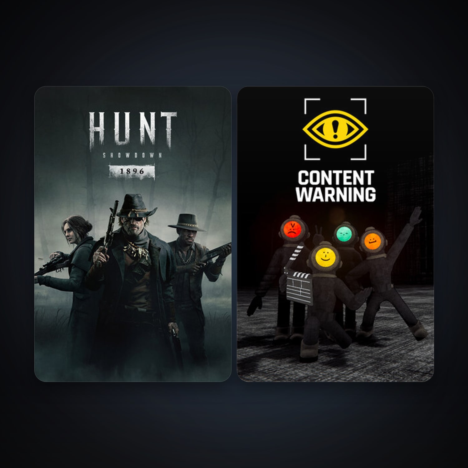 Hunt: Showdown + Content Warning, 6 games, clean — HabibiAccounts