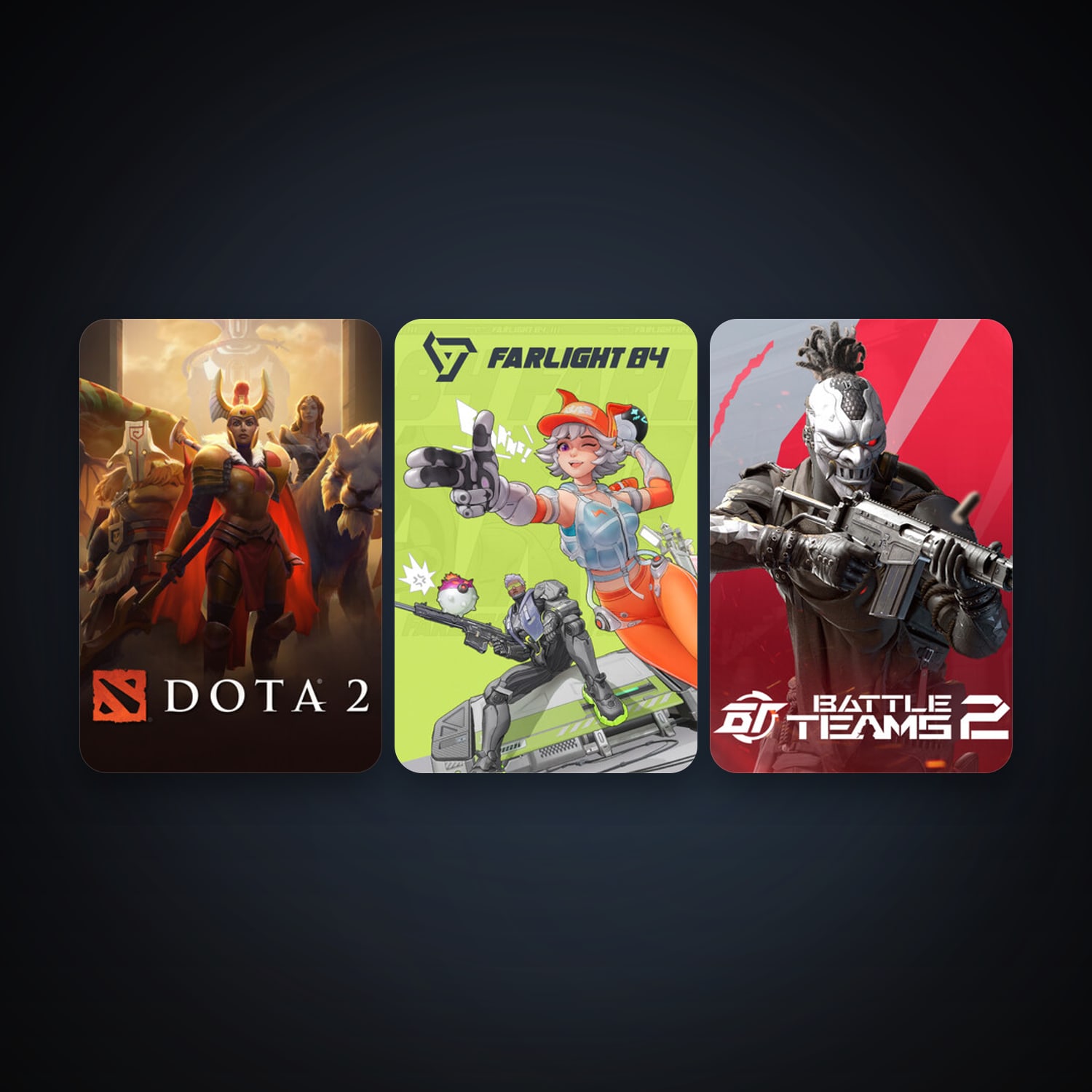Dota 2 + Farlight 84, 5 games, clean — HabibiAccounts