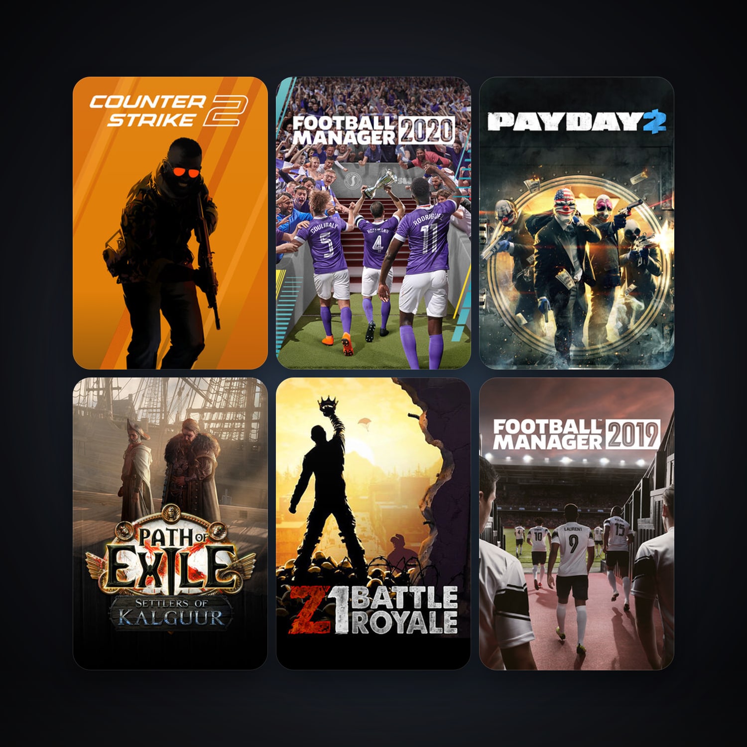 CS2 Prime + PAYDAY 2, 196 games, Steam 25, clean — HabibiAccounts