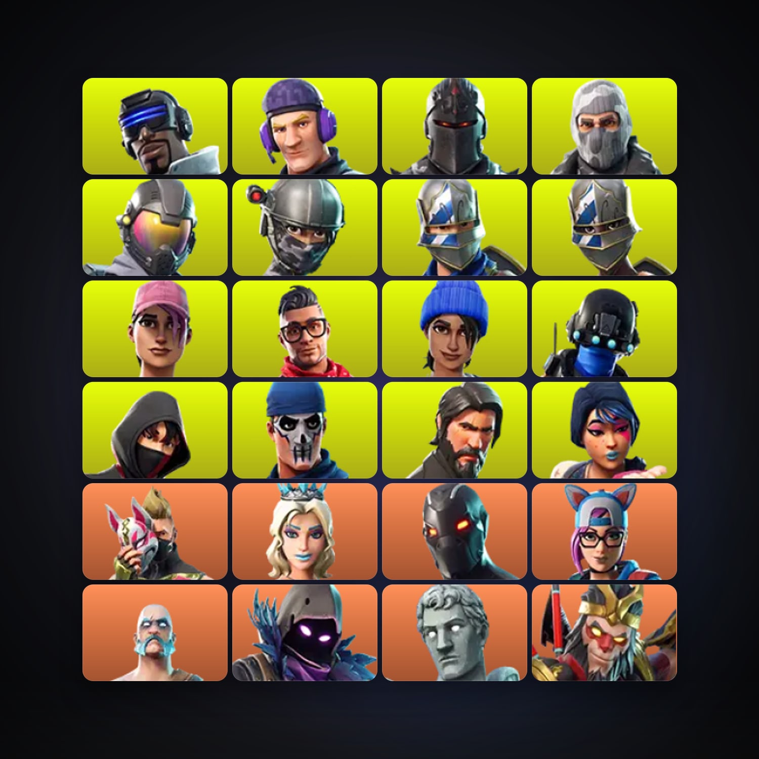Fortnite | 77 Skins | 550 V-Bucks | Level 764 | 82 Wins — HabibiAccounts