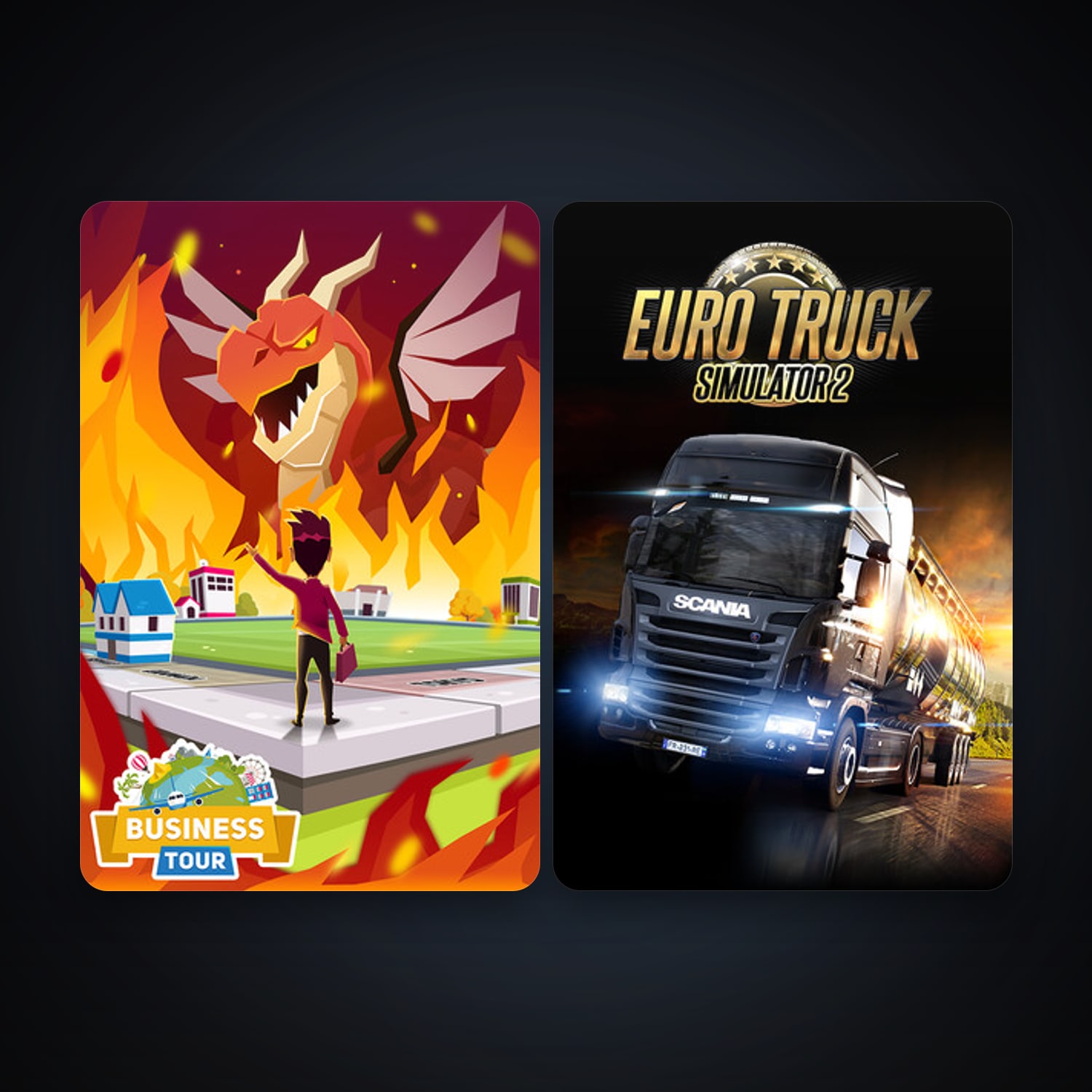 Free CS2 (No Prime) + Euro Truck Simulator 2, 4 games, clean — HabibiAccounts