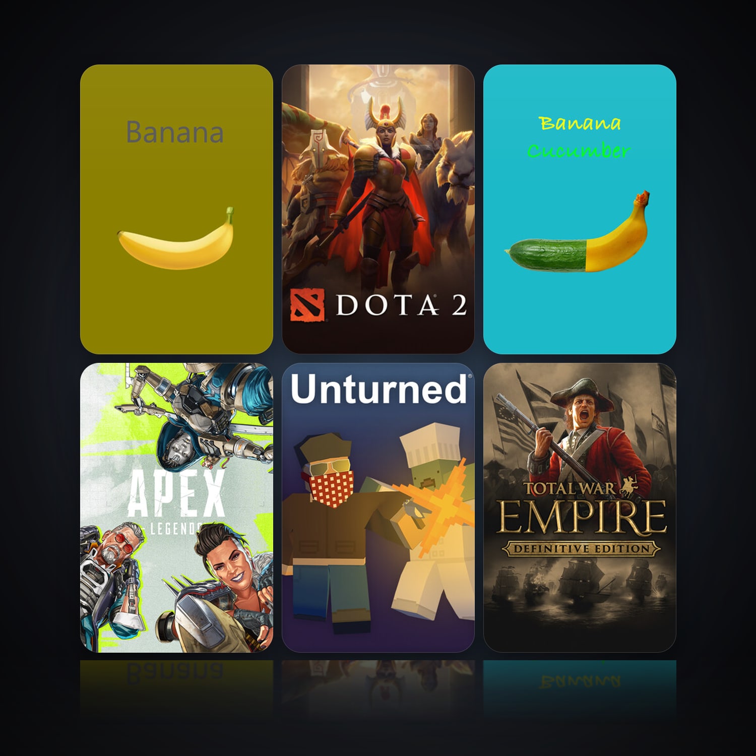 Banana & Dota 2 | 22 Games | Clean — HabibiAccounts