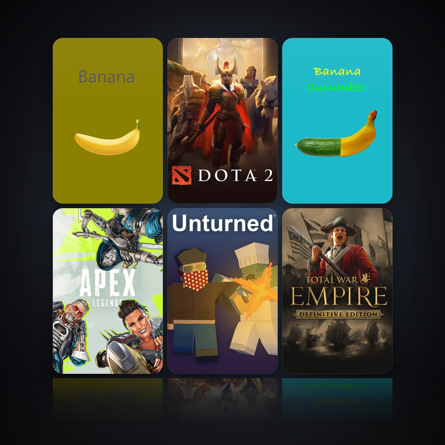 Banana & Dota 2 | 23 Games | Clean — HabibiAccounts