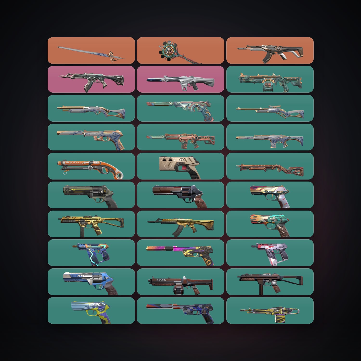AP Gold 1 locker — 2 knives, 46 skins, lvl 260 — HabibiAccounts