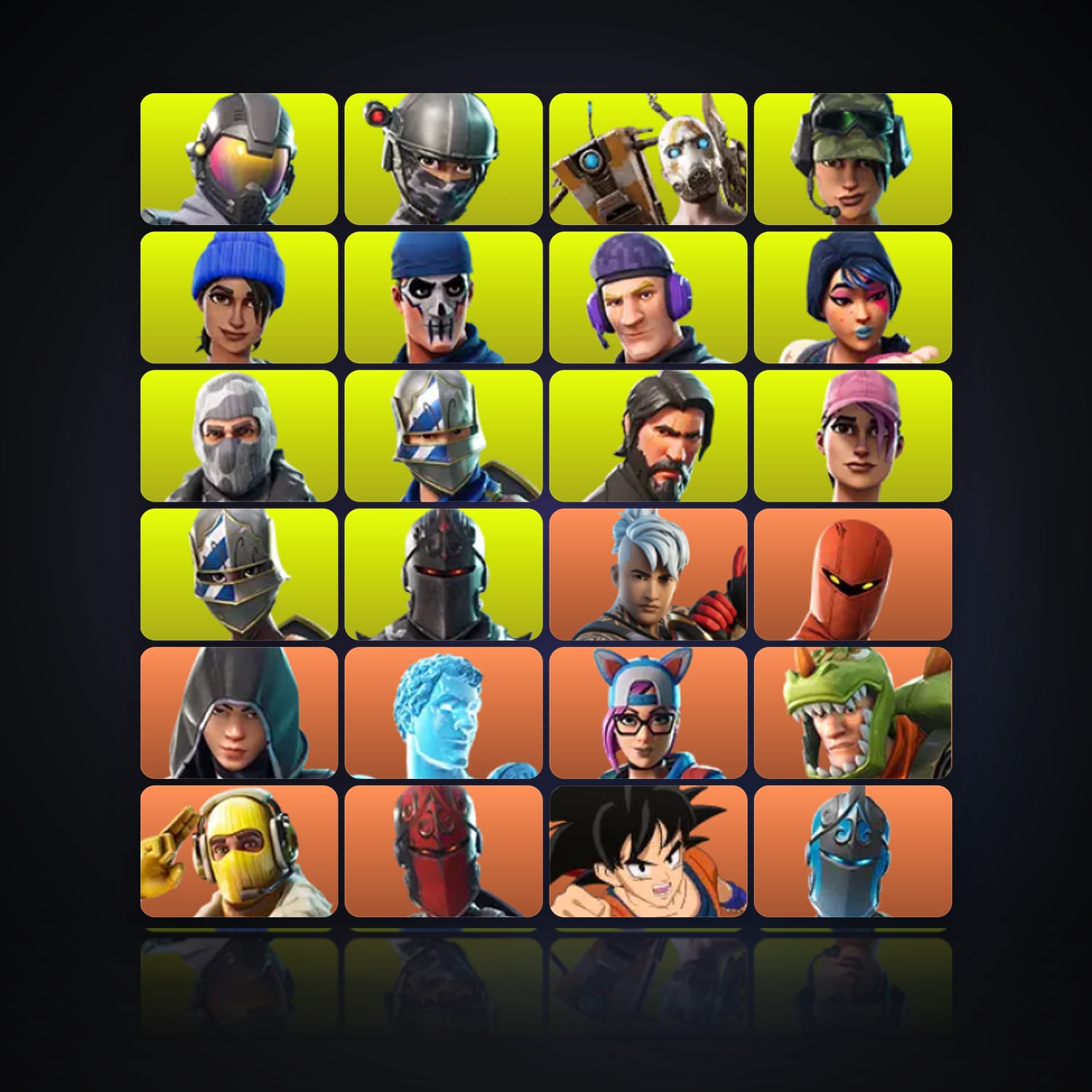 Fortnite | 105 Skins | 100 V-Bucks | Level 550 | 112 Wins — HabibiAccounts