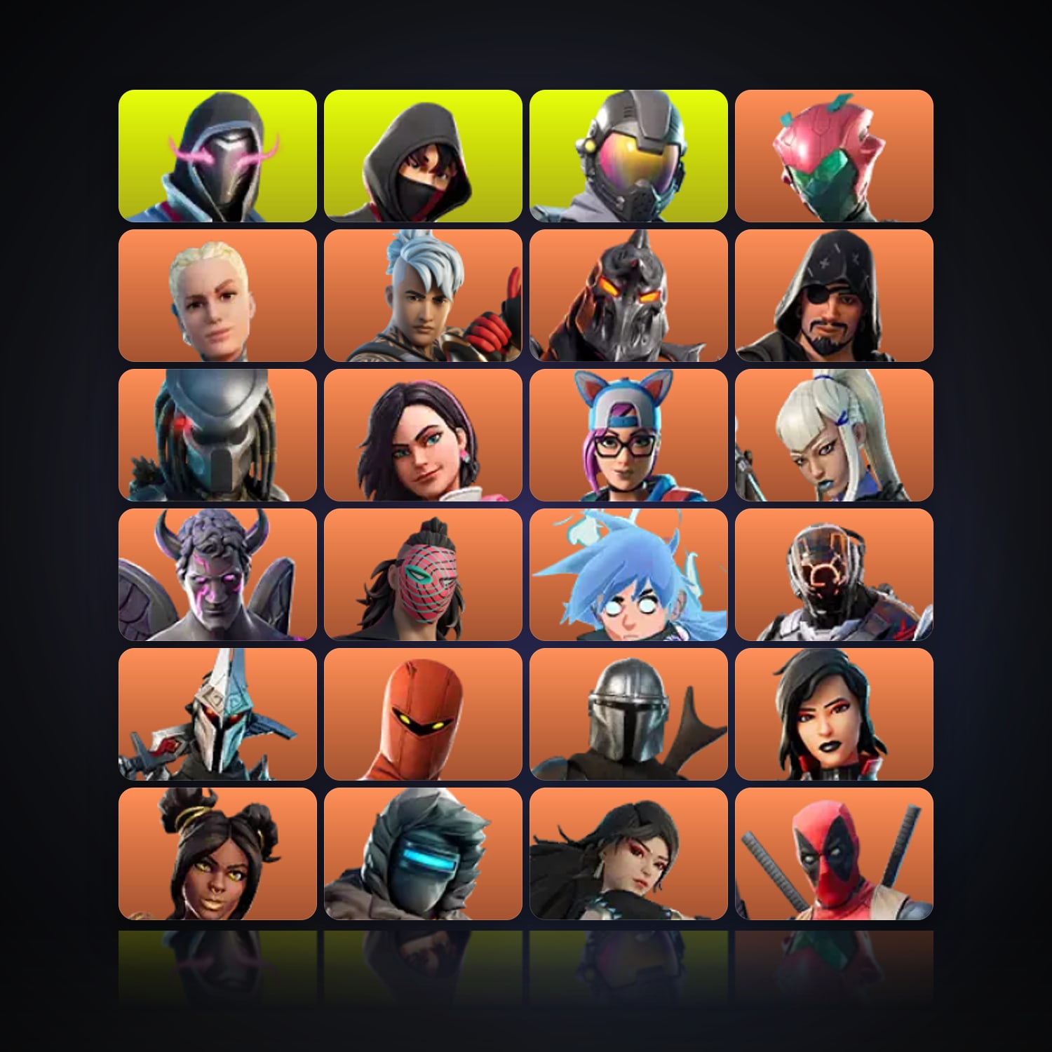 Fortnite | 189 Skins | 250 V-Bucks | Level 2824 | 273 Wins — HabibiAccounts