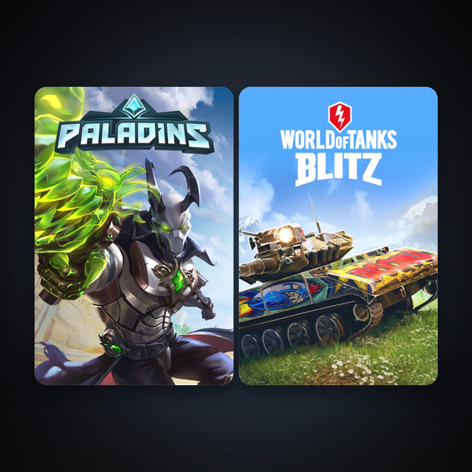 Paladins + World of Tanks Blitz, 3 games, clean — HabibiAccounts