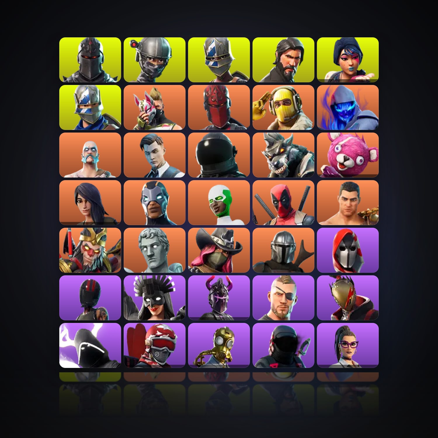 Fortnite | 137 Skins | 300 V-Bucks | Level 1921 | 300 Wins — HabibiAccounts