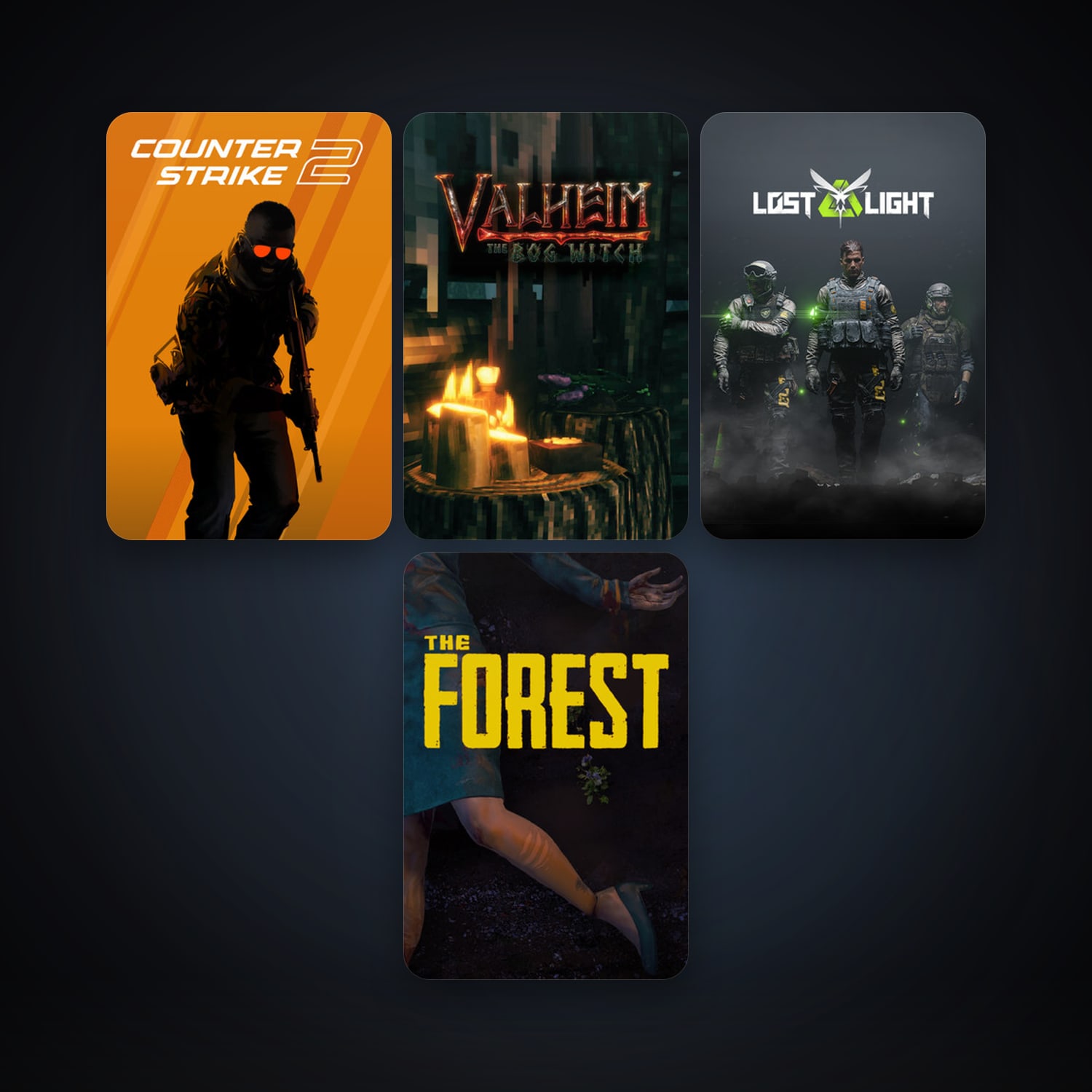 CS2 Prime + The Forest, 9 games, clean — HabibiAccounts