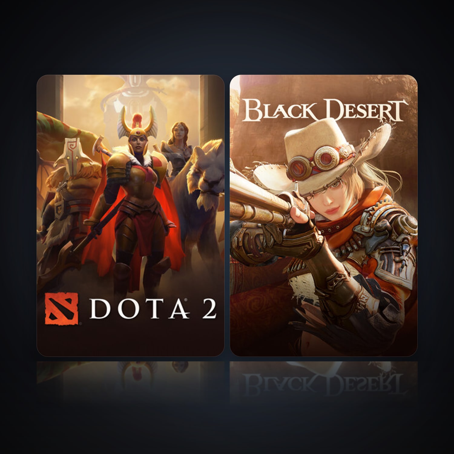 Dota 2 & Black Desert Online — HabibiAccounts