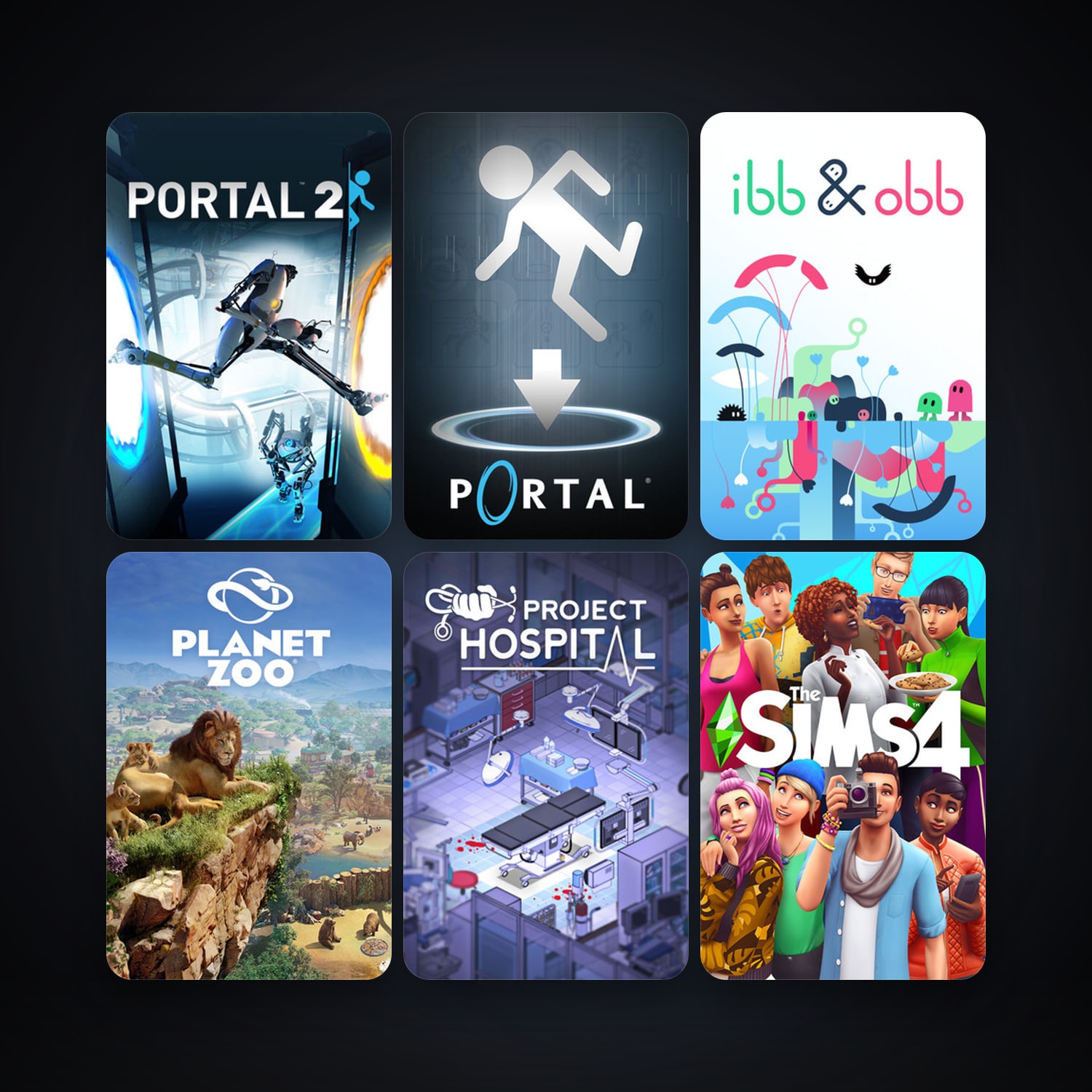 Portal + Portal 2, 7 games, clean — HabibiAccounts