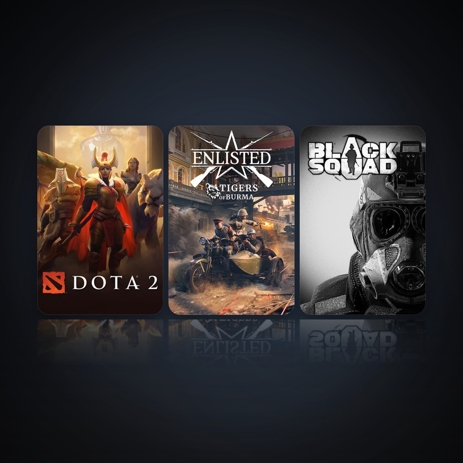 Dota 2 & Enlisted | Clean — HabibiAccounts