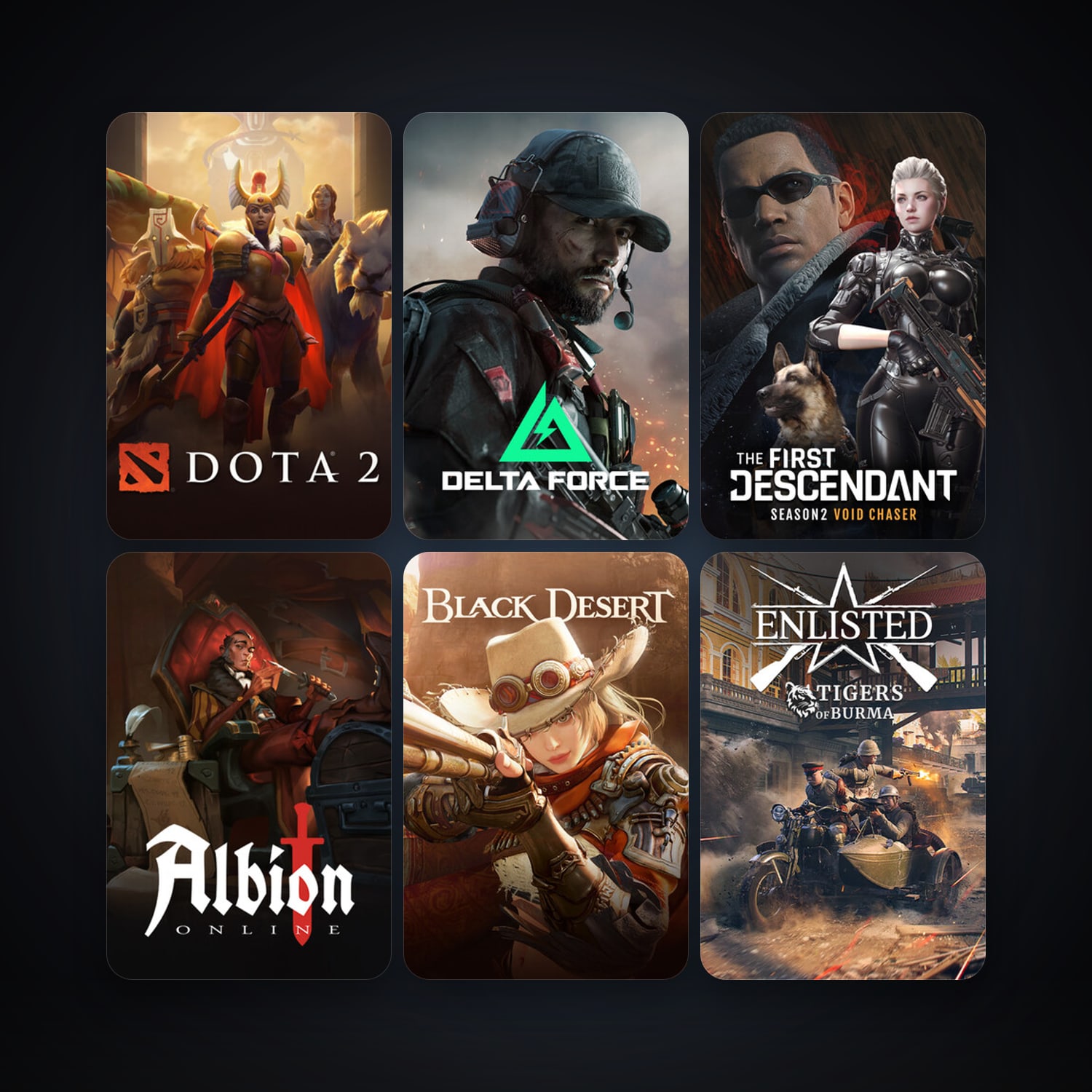 Dota 2 + Black Desert Online, 12 games, clean — HabibiAccounts