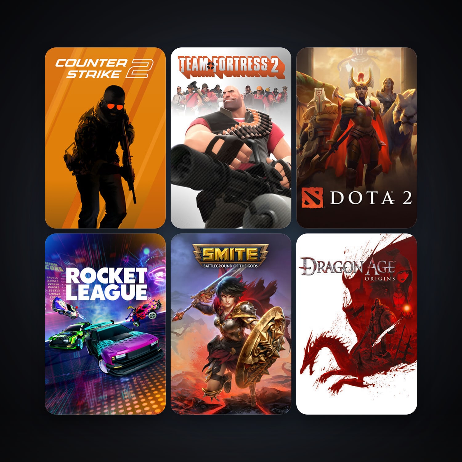Team Fortress 2 + Left 4 Dead 2, 36 games, Steam 13, clean — HabibiAccounts