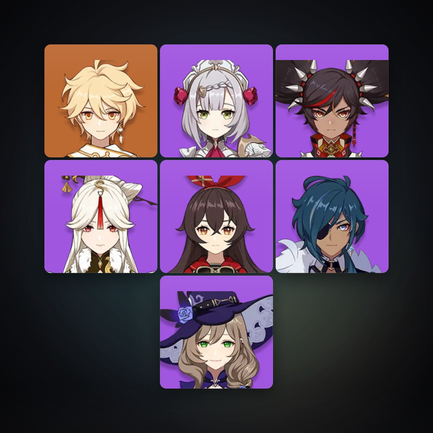 Genshin Impact | AR 17 | 7 Chars — HabibiAccounts