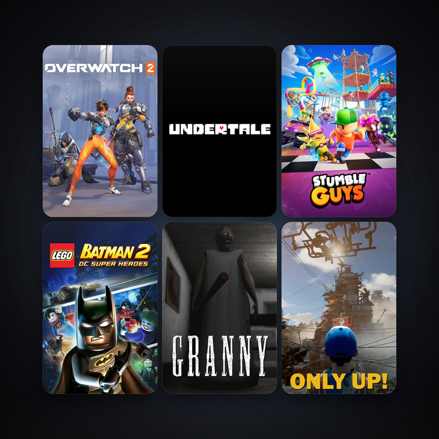 LEGO Batman 2: DC Super Heroes + Undertale, 20 games, clean — HabibiAccounts