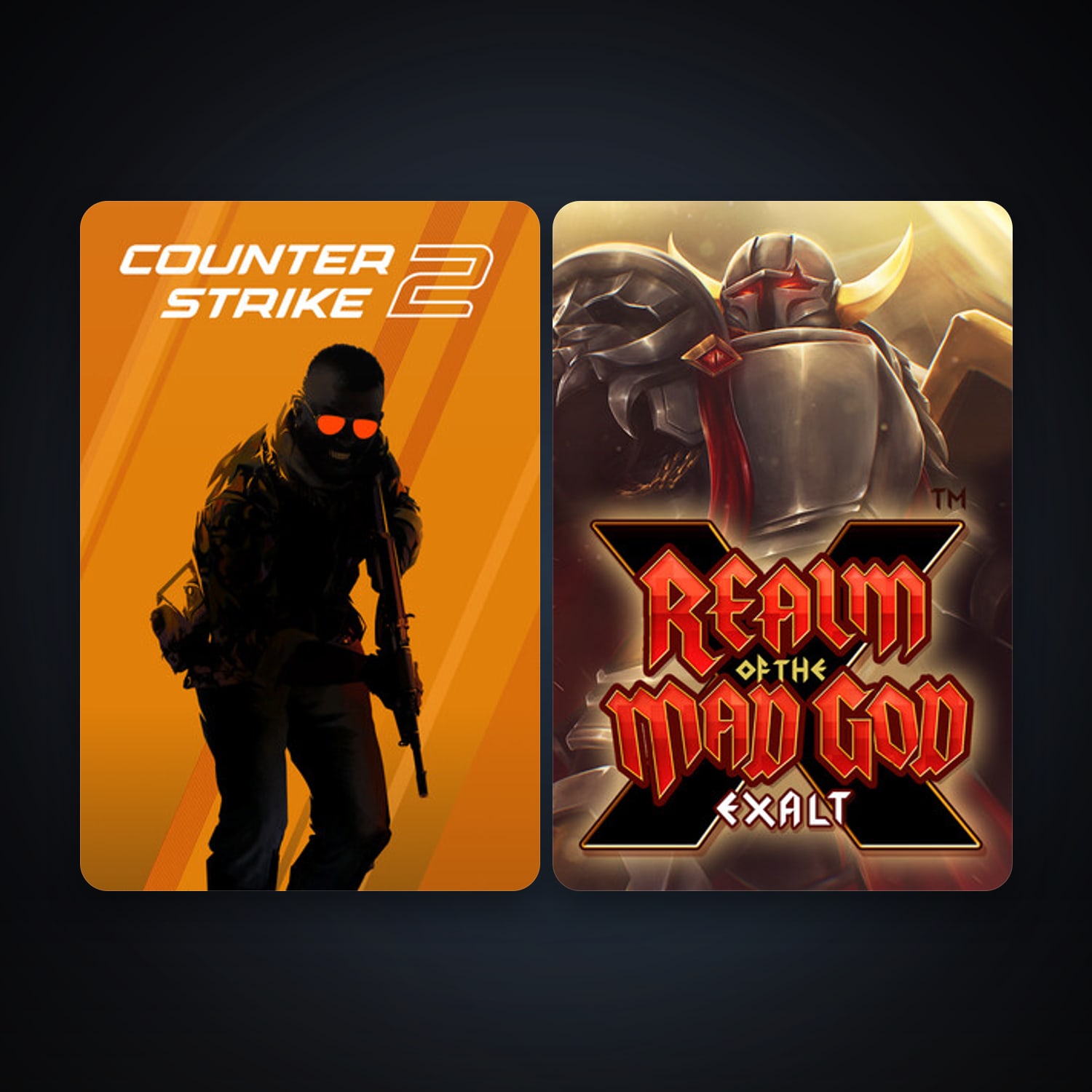 CS2 Prime + Realm of the Mad God, 3 games, clean — HabibiAccounts