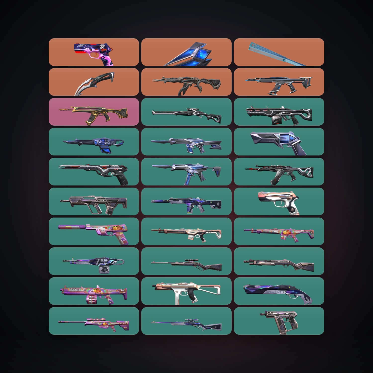 AP Bronze 2 locker — 3 knives, 30 skins, lvl 80 — HabibiAccounts