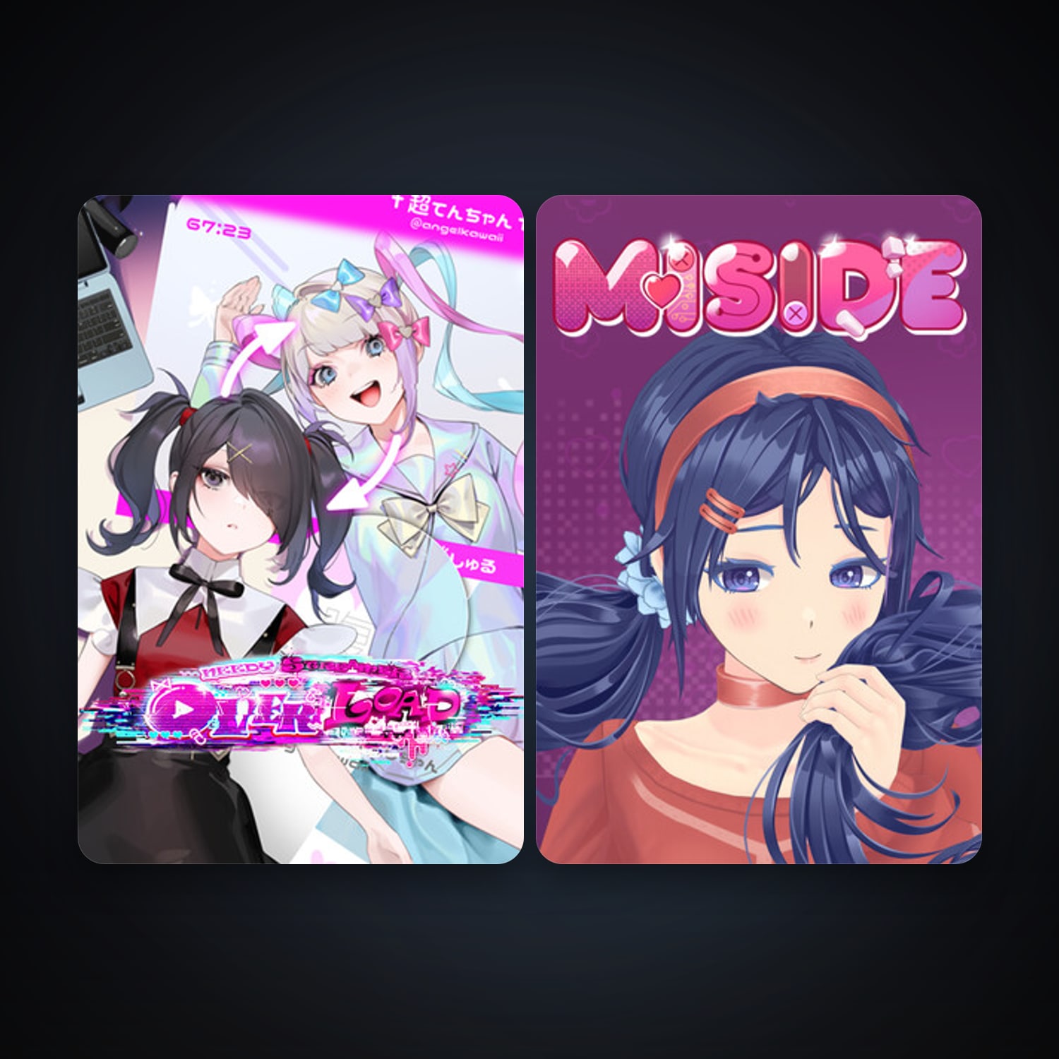 NEEDY GIRL OVERDOSE + MiSide, 3 games, clean — HabibiAccounts