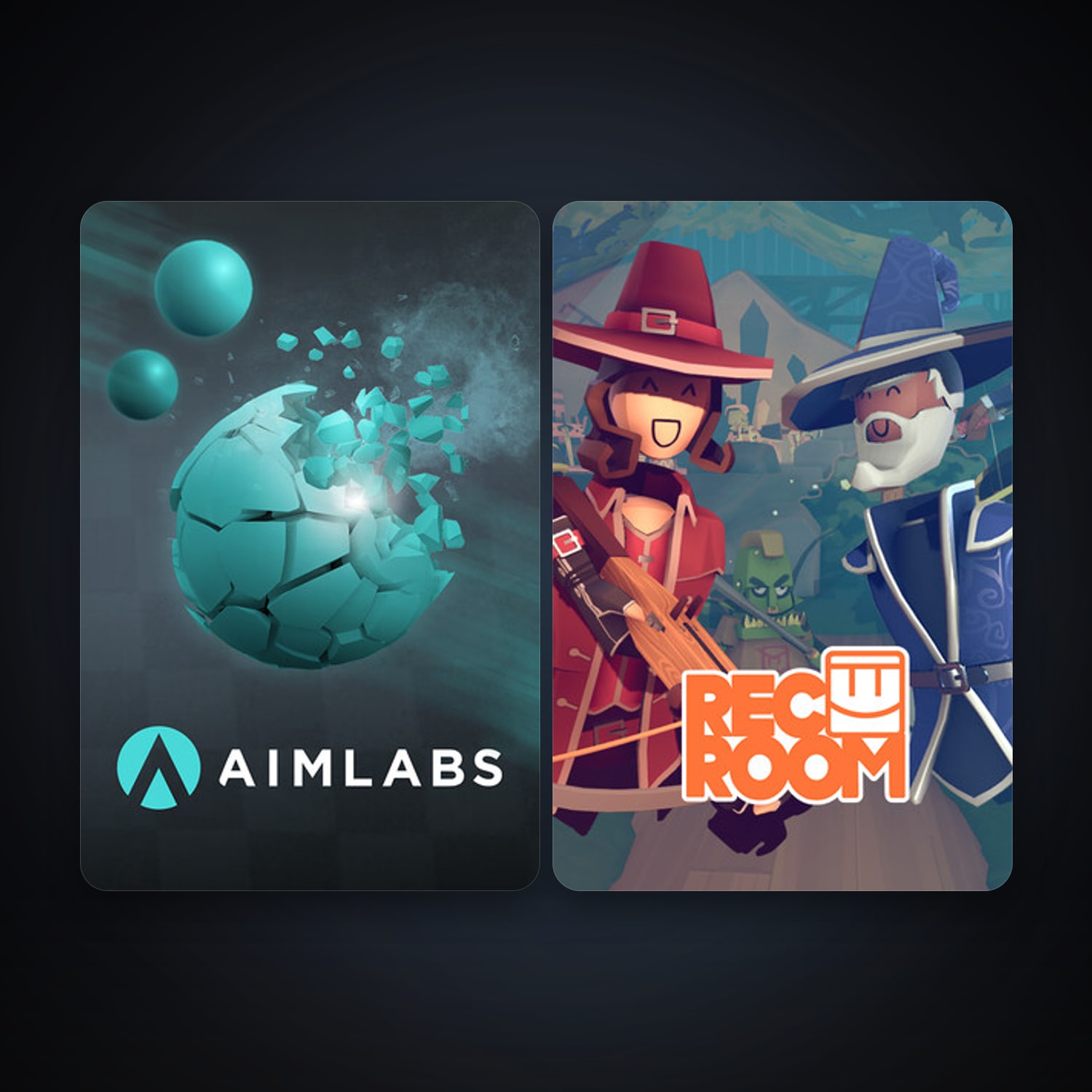 Rec Room + Aimlabs, 4 games, clean — HabibiAccounts