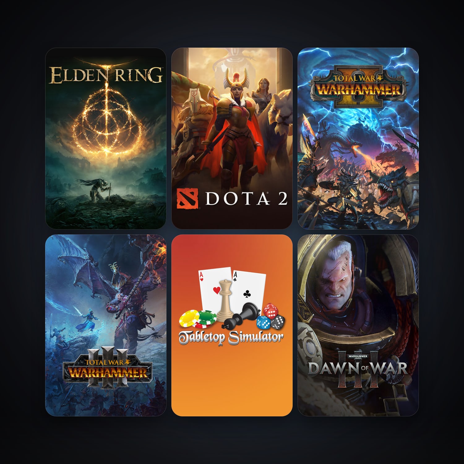 Dota 2 + Warhammer 40,000: Dawn of War - Game of the Year Edition, 15 games, clean — HabibiAccounts