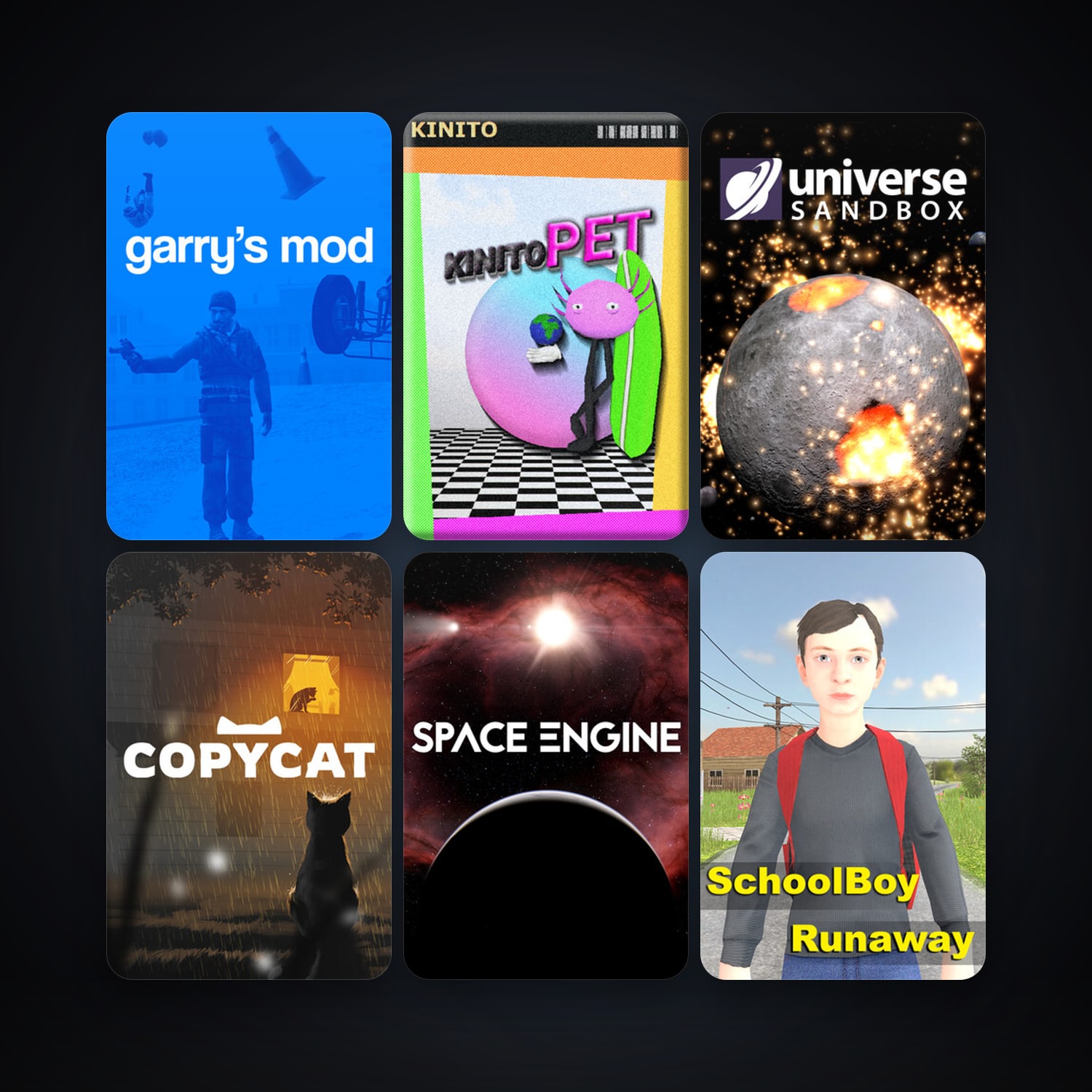 Garry's Mod + Universe Sandbox, 18 games, clean — HabibiAccounts