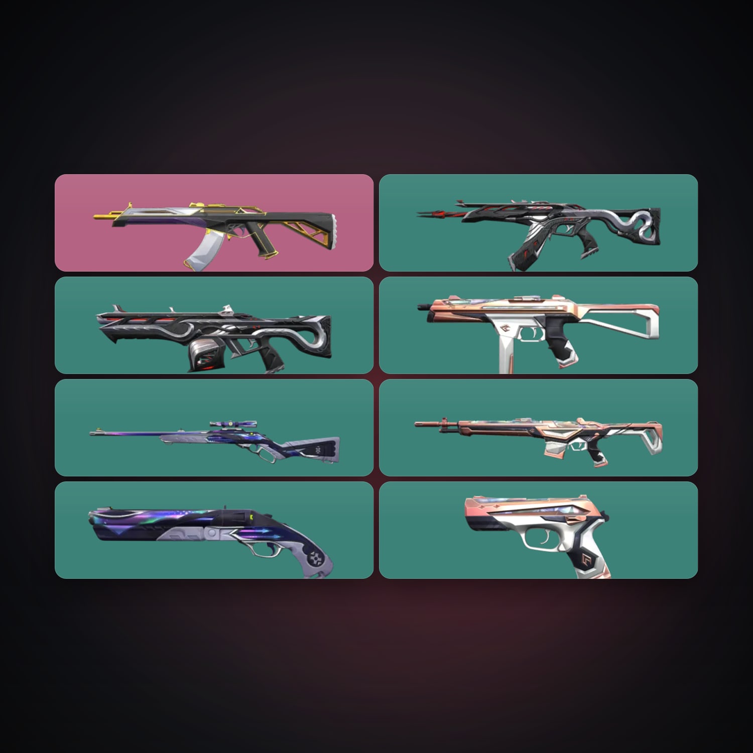 AP Diamond 1 locker — 8 skins, lvl 39 — HabibiAccounts