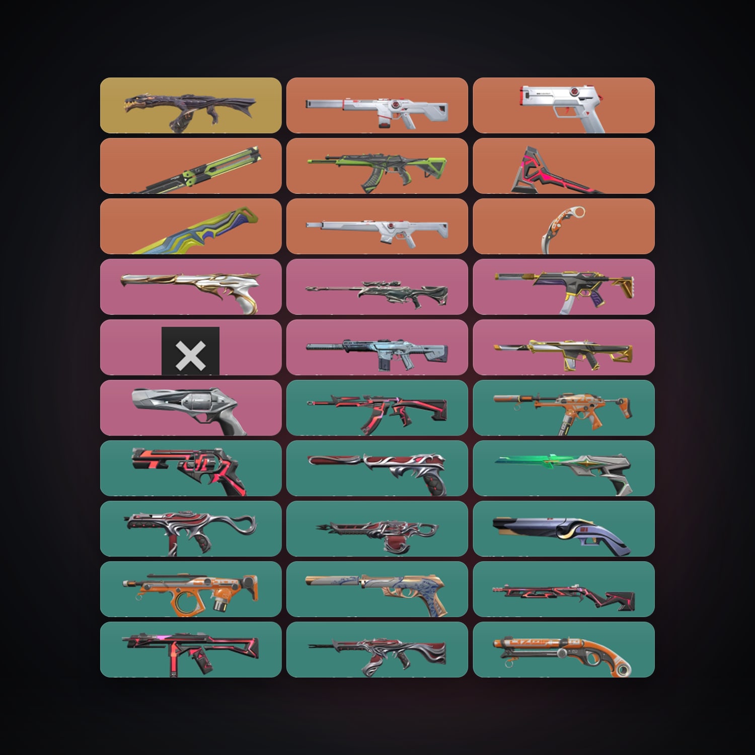 AP Silver 1 locker — 4 knives, 68 skins, lvl 246 — HabibiAccounts