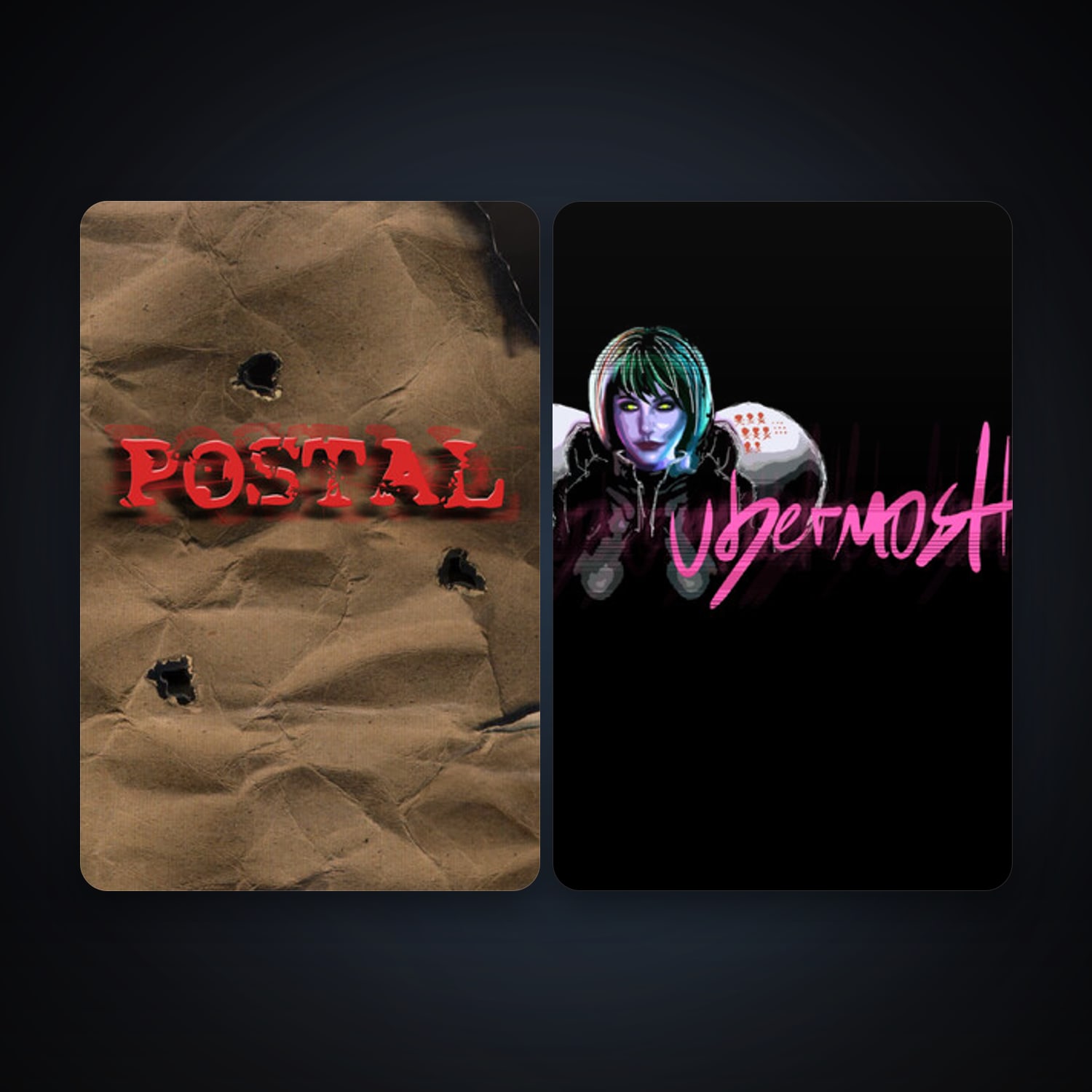 هالحساب ستيم فلين، POSTAL وUBERMOSH، 9 لعبة، صامد واضح — HabibiAccounts