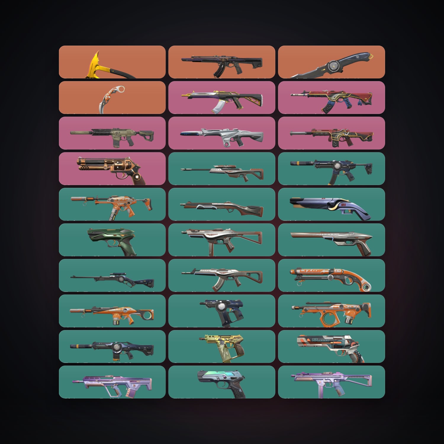 AP Plat 2 locker — 3 knives, 64 skins, lvl 221 — HabibiAccounts