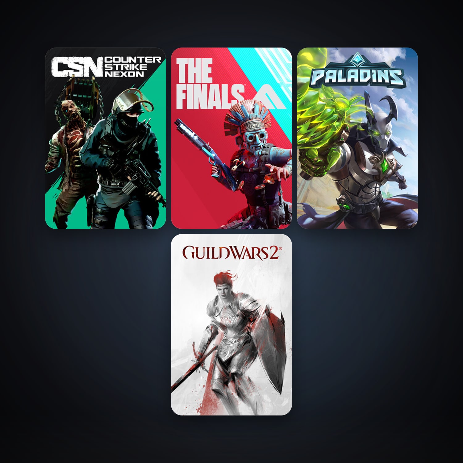 Counter-Strike Nexon: Studio + Paladins, 8 games, clean — HabibiAccounts