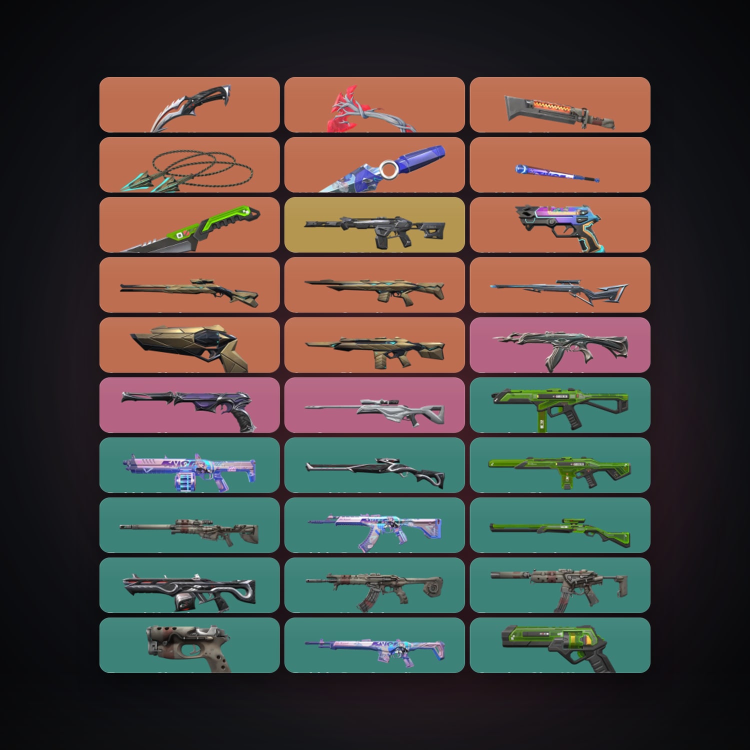 NA Diamond 2 locker — 7 knives, 68 skins, lvl 116 — HabibiAccounts