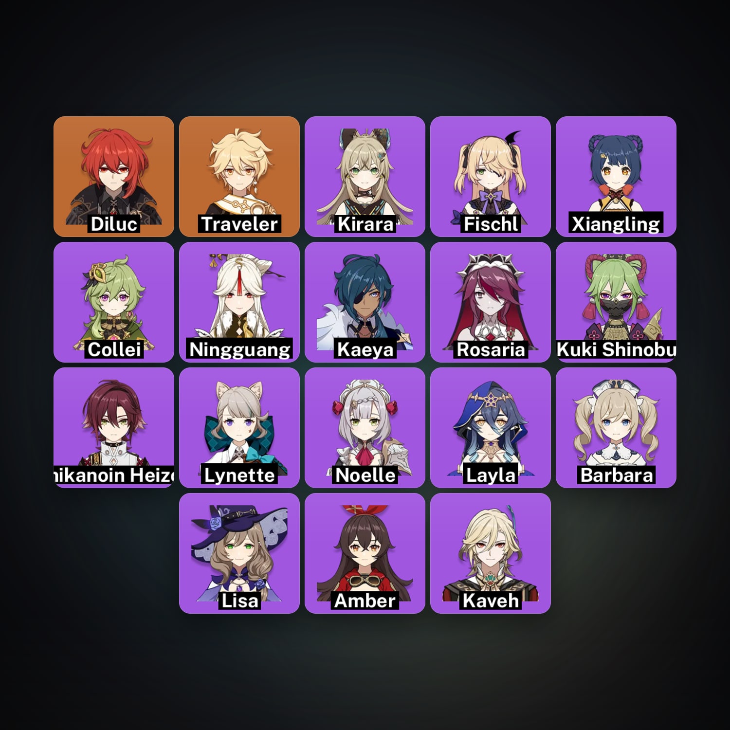 Genshin Impact | AR 41 | 18 Chars | 1× 5★ — HabibiAccounts
