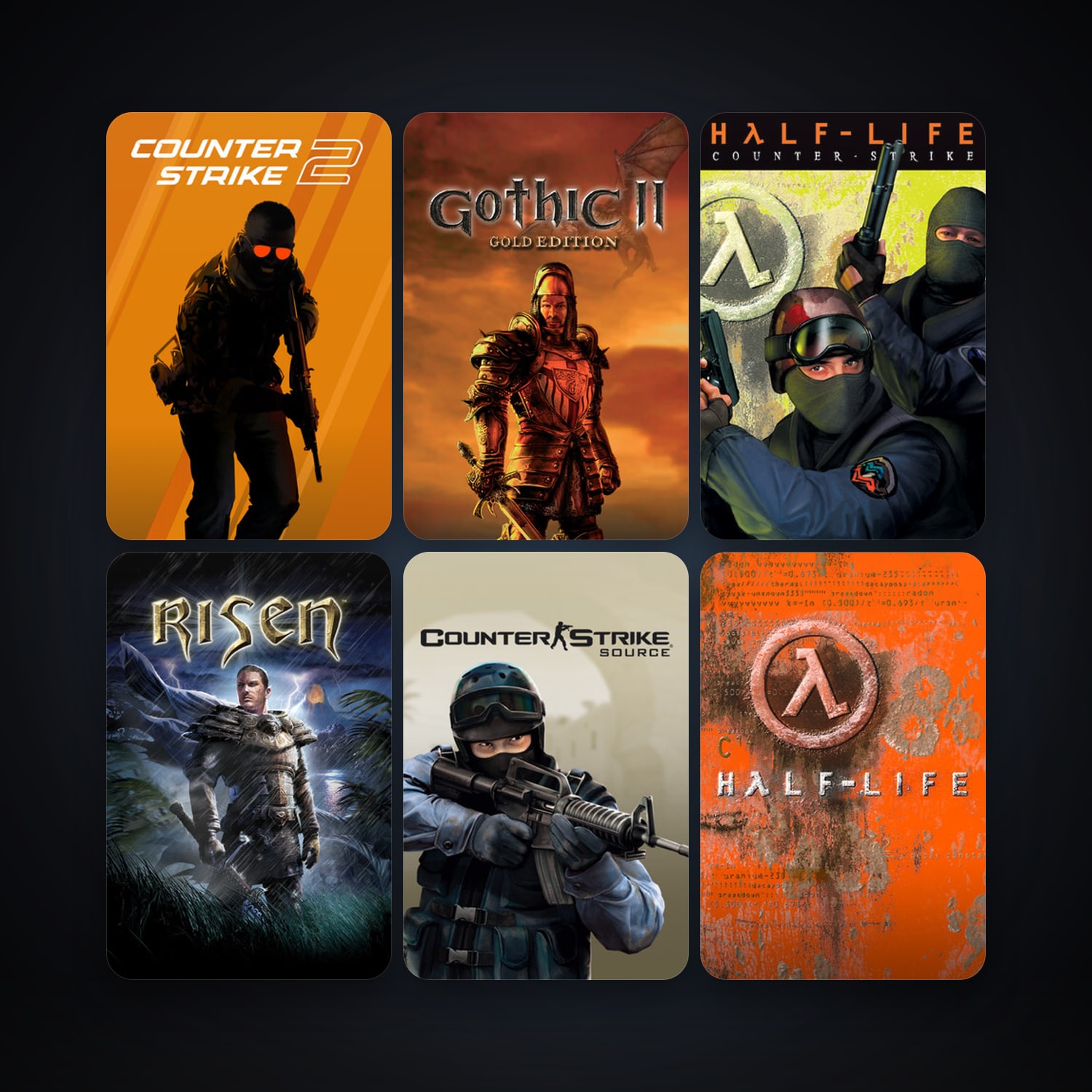 Counter-Strike + Team Fortress Classic, 21 games, Steam 11, clean · 188451180 — HabibiAccounts