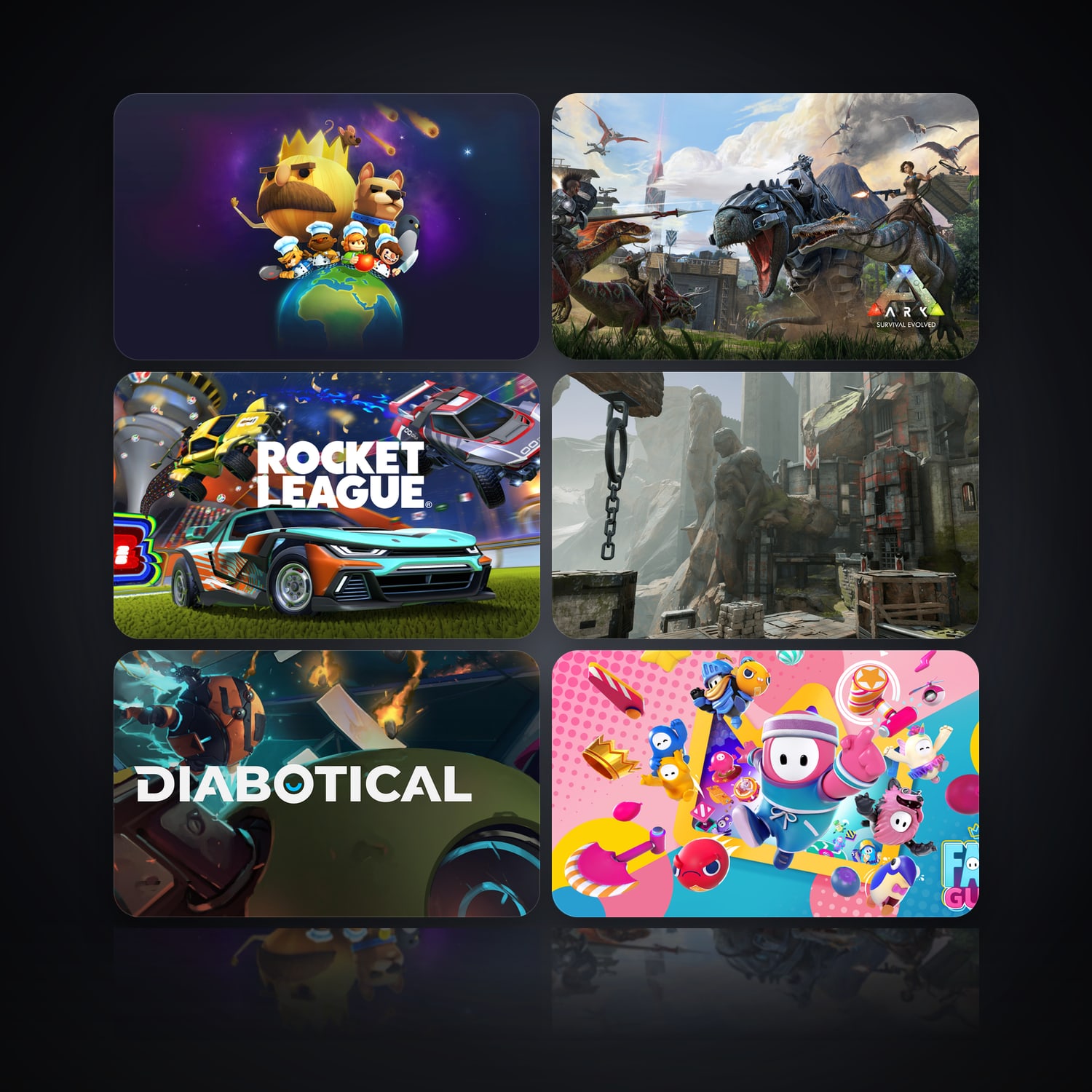 Overcooked & ARK: Survival Evolved | 12 Games — HabibiAccounts