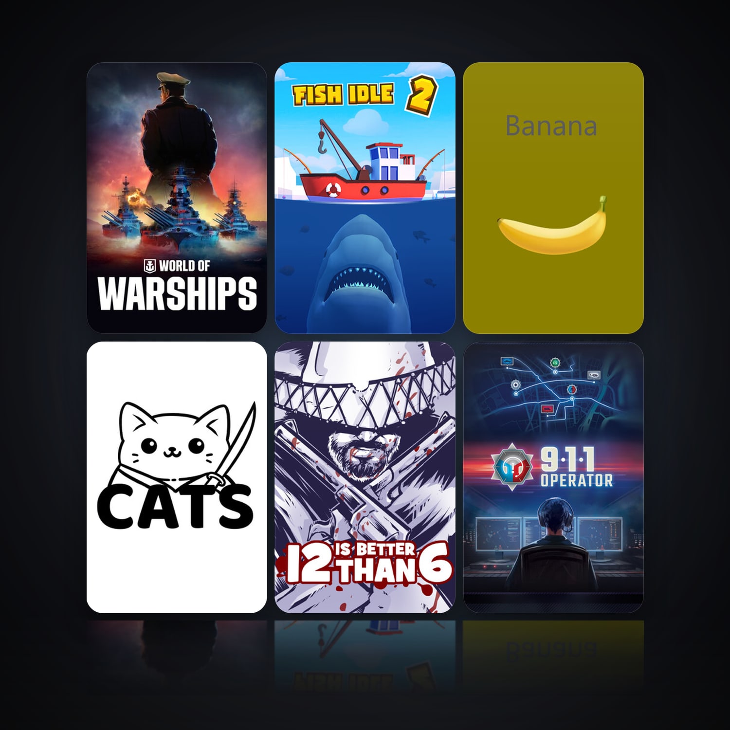 World of Warships & Fish Idle 2: Underwater Mystery | 32 Games | Clean — HabibiAccounts