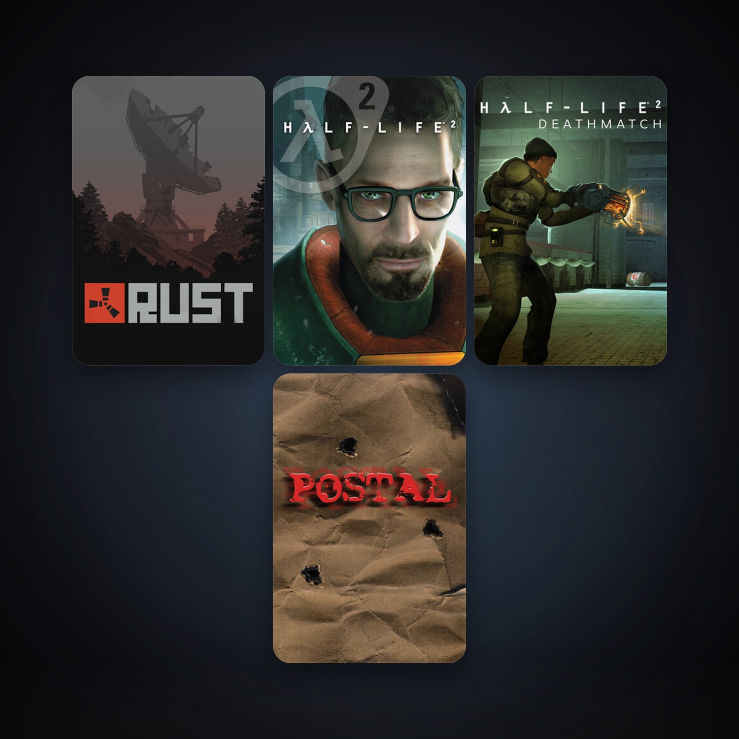 Half-Life 2 + Half-Life 2: Deathmatch, 8 games, clean — HabibiAccounts