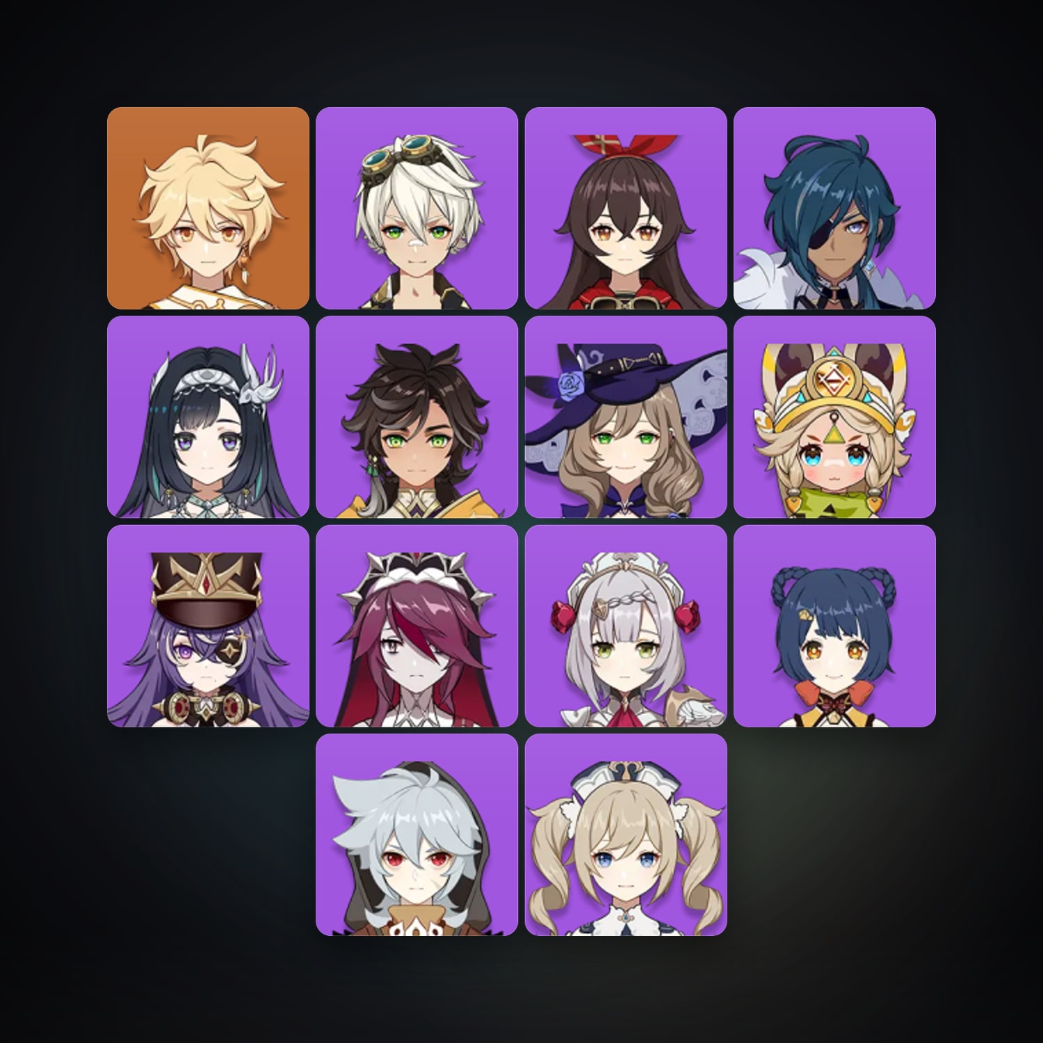 Genshin Impact | AR 25 | 14 Chars — HabibiAccounts