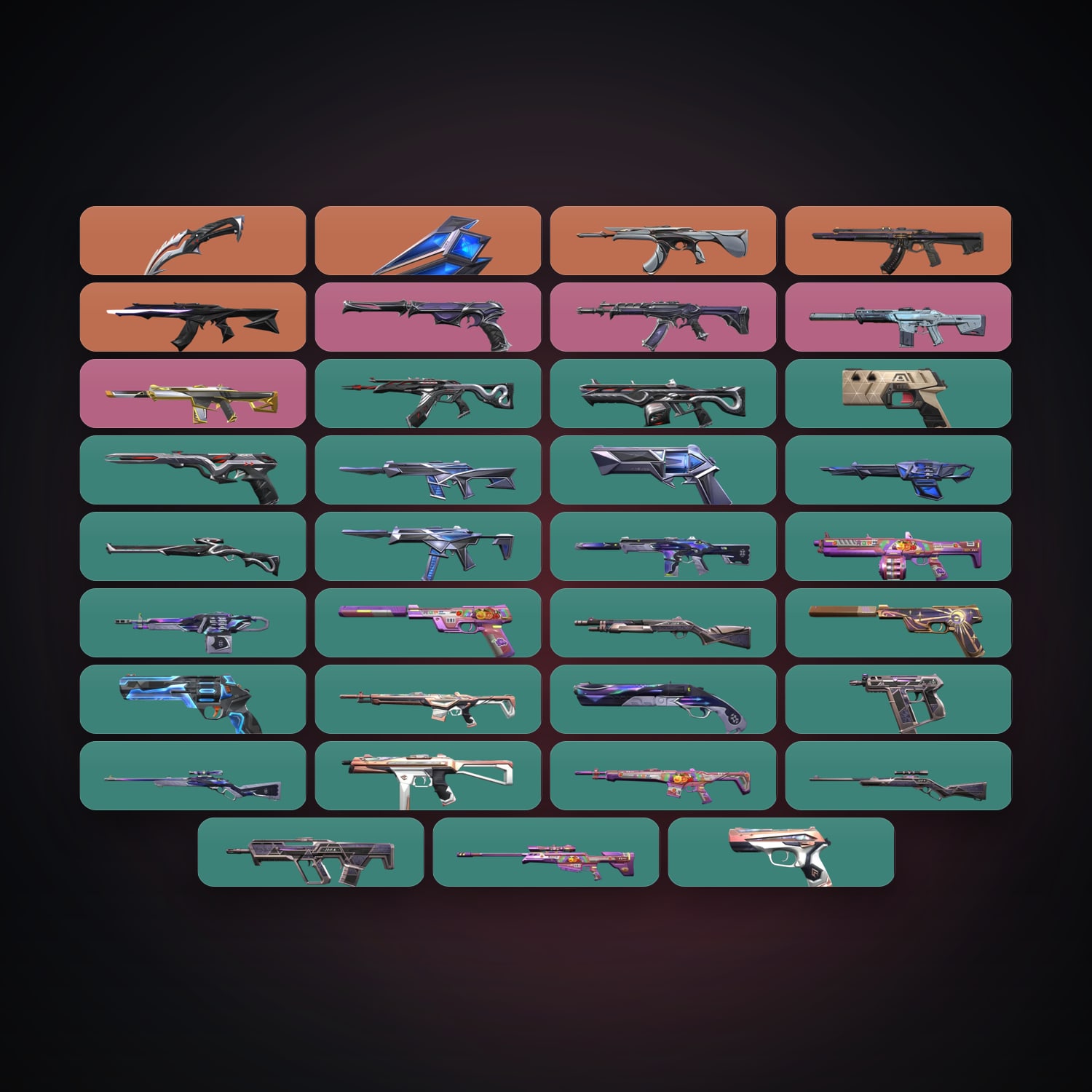 AP Iron 2 locker — 2 knives, 35 skins, lvl 129 — HabibiAccounts