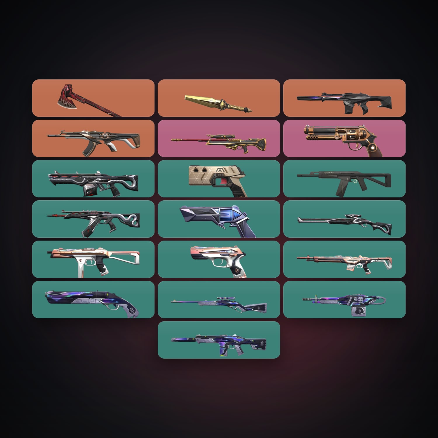 AP Silver 3 locker — 2 knives, 19 skins, lvl 47 — HabibiAccounts