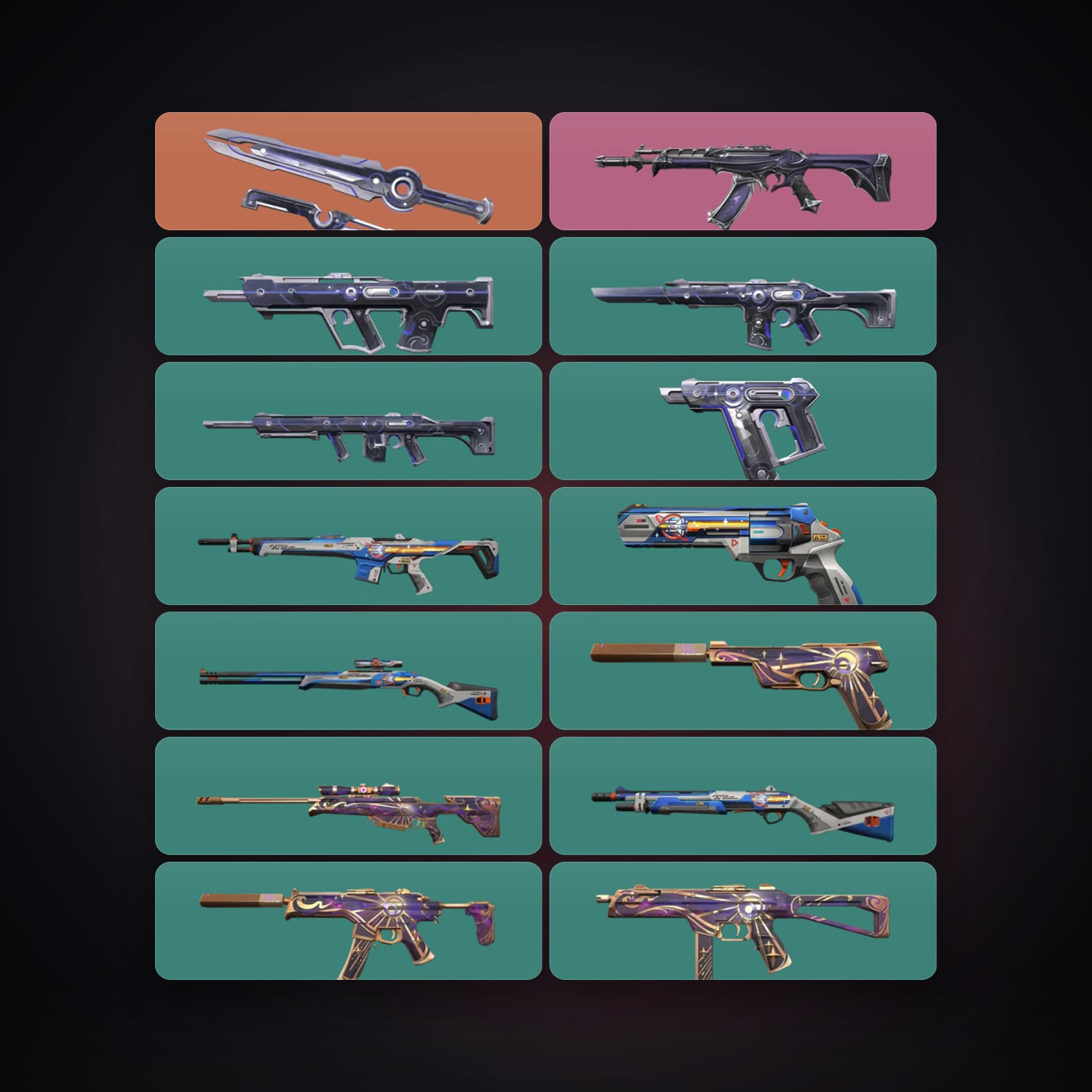 AP Iron 2 locker — 1 knives, 14 skins, lvl 43 — HabibiAccounts