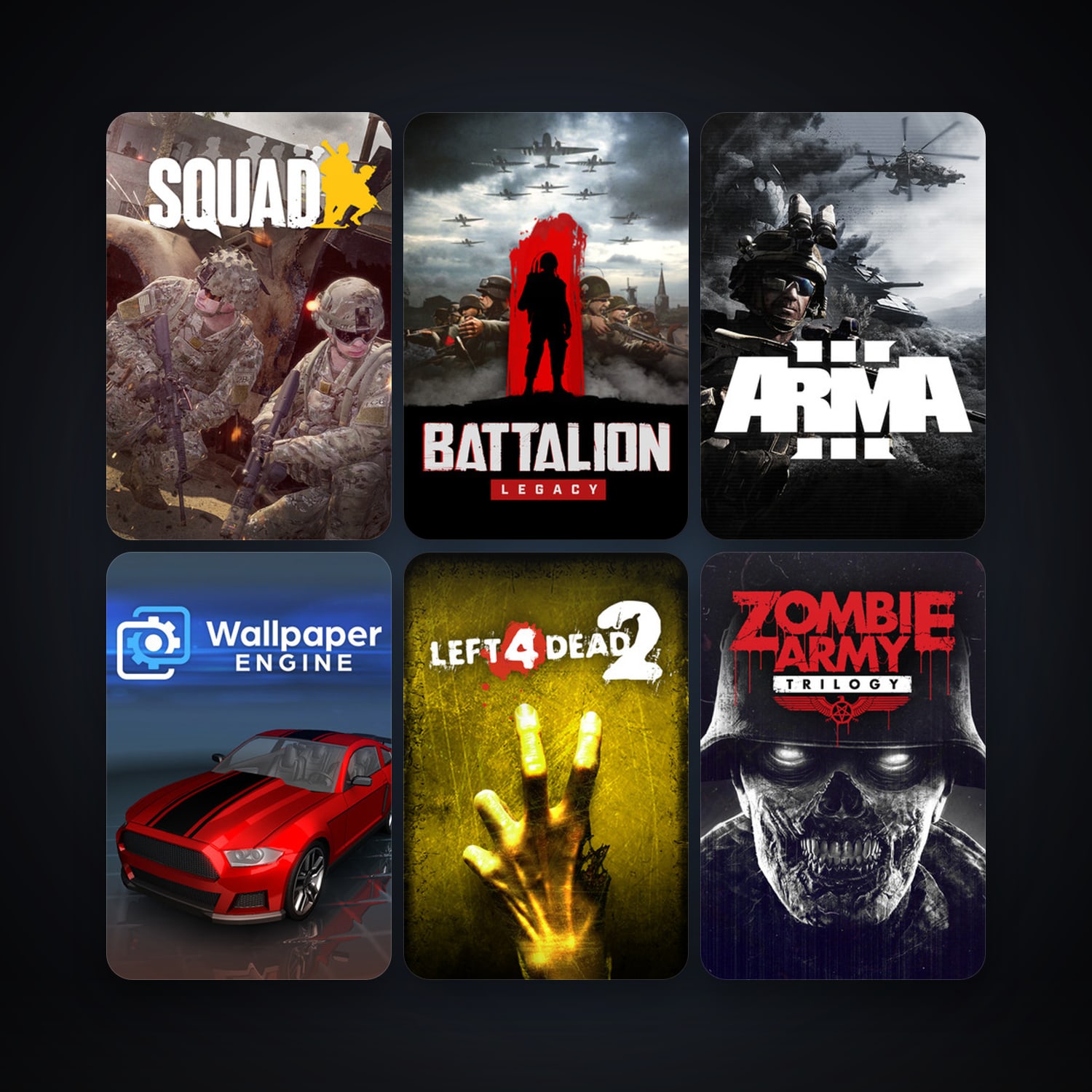 Left 4 Dead 2 + Arma 3, 10 games, clean — HabibiAccounts