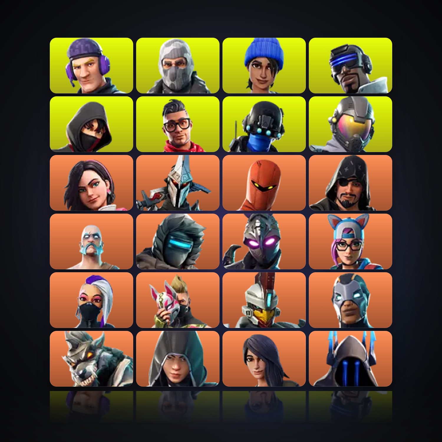 Fortnite | 108 Skins | 650 V-Bucks | Level 1042 | 181 Wins — HabibiAccounts