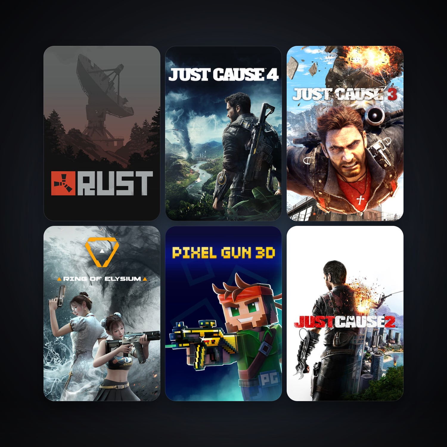 Free CS2 (No Prime) + Just Cause 2, 15 games, clean — HabibiAccounts
