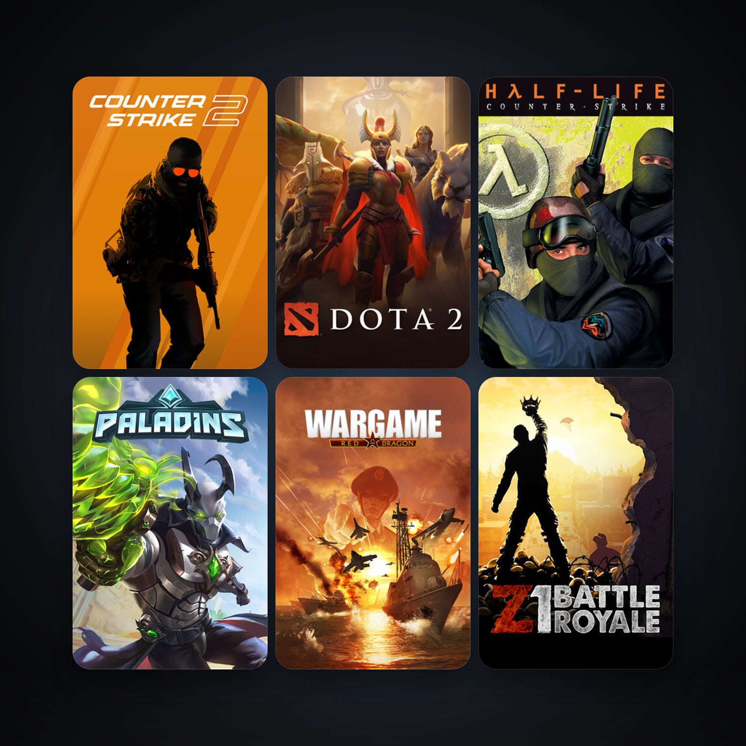 Counter-Strike + Dota 2, 14 games, clean — HabibiAccounts